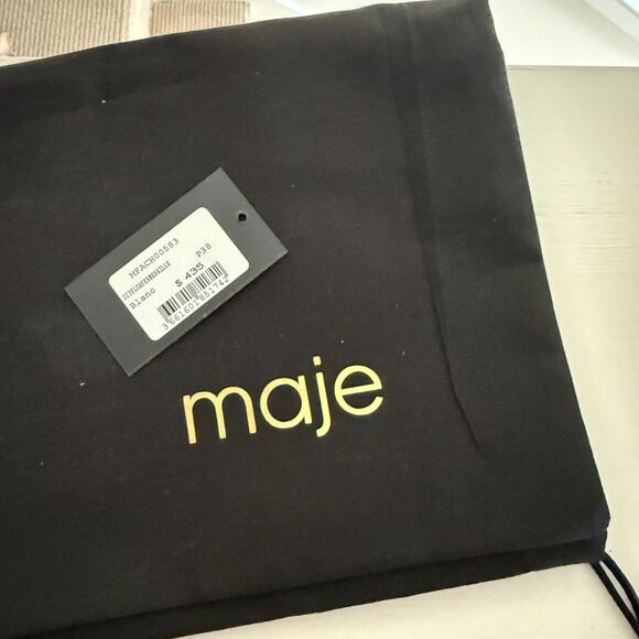 Maje Leather Platform Loafers - New - Picture 9 of 10